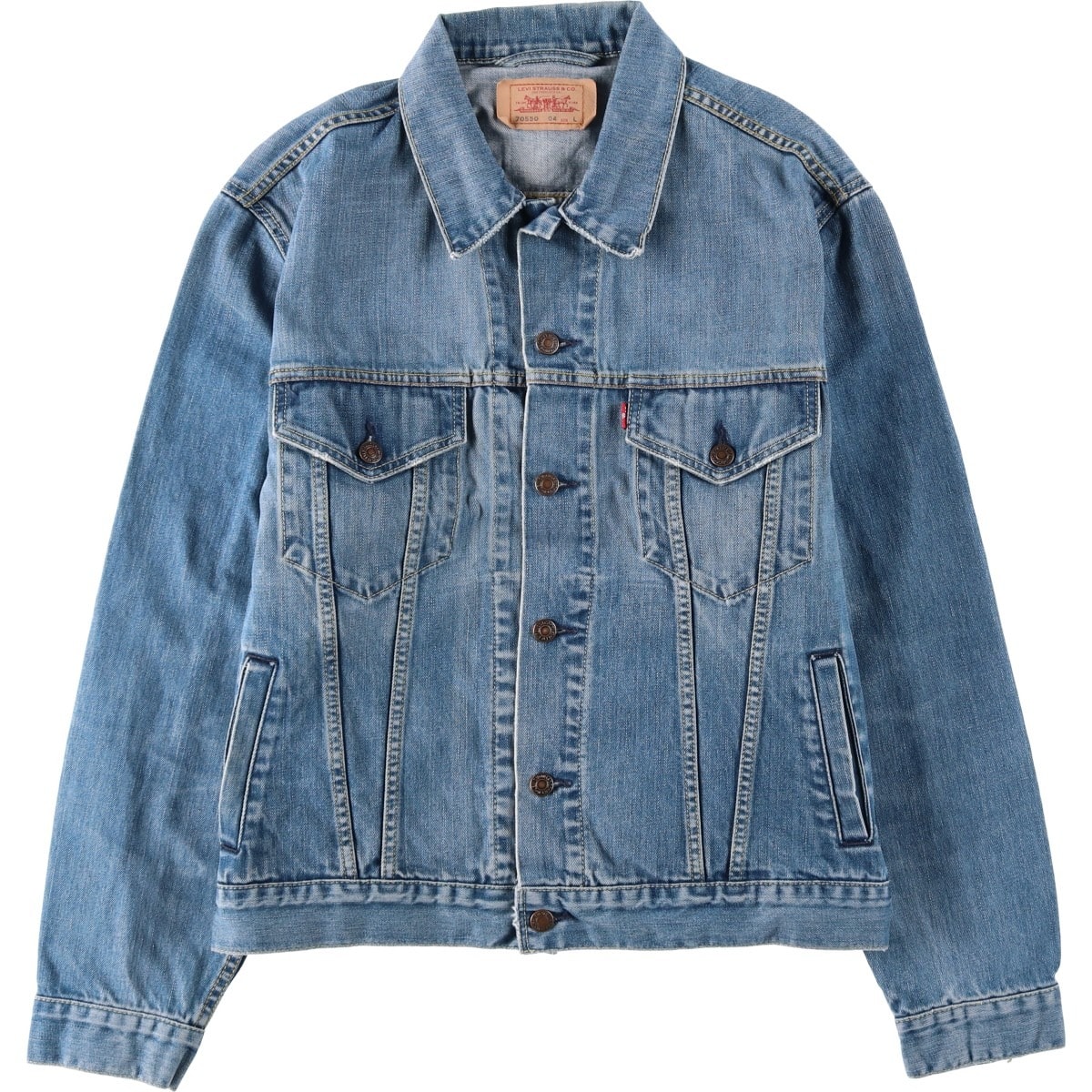 古着 00年代 リーバイス Levi's 70550-0439 ユーロモデル デニムジャケット Gジャン メンズL相当/eaa634688
