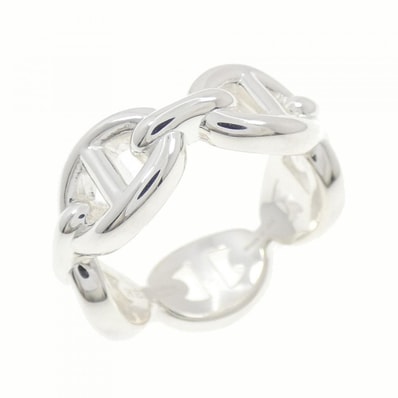 Hermes Chaine D'ancre Enchainee Ring PM "Silver"