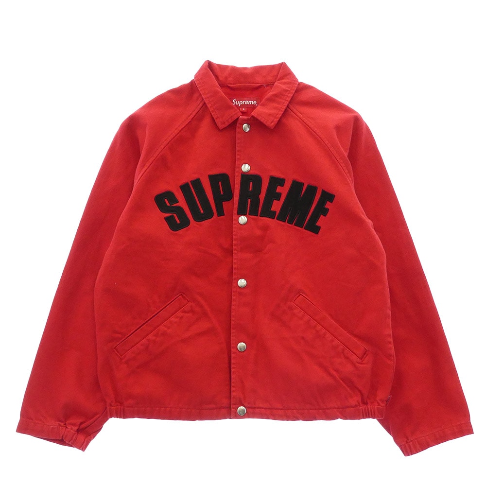Supreme シュプリーム デニムジャケット 25SS Arc Denim Coaches Jacket デニムジャケット コーチジャケット レッド系 S【中古】