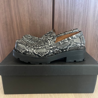 Charles Jeffrey Loverboy SHEATHED MOCCASIN MOGGIES "GREY"