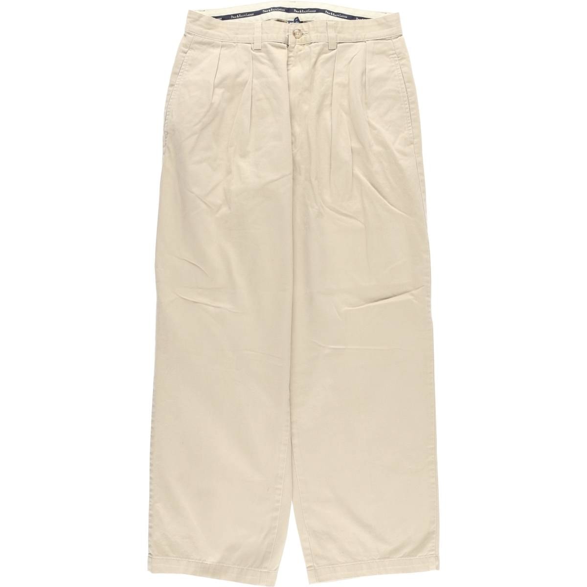古着 ラルフローレン Ralph Lauren Polo Ralph Lauren ツータック チノパンツ メンズw32相当/eaa598865