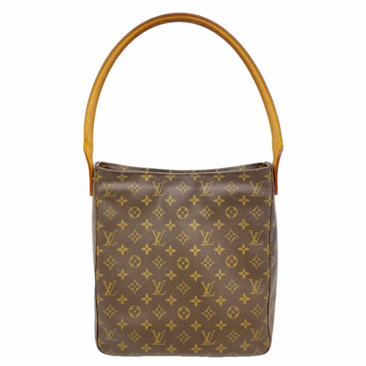 【6dc2876】ルイヴィトン ショルダーバッグ モノグラム ルーピングGM M51145 ブラウン【中古】レディース