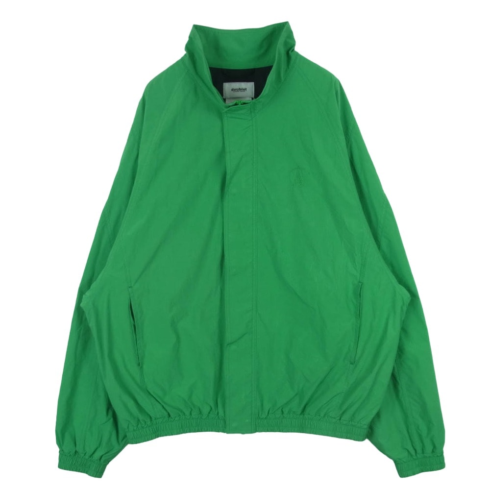 doublet ダブレット 23AW 23AW08BL171 CHAOS EMBROIDERY TRACK JACKET カオスエンブロイダリー トラック ジャケット グリーン系 L【中古】