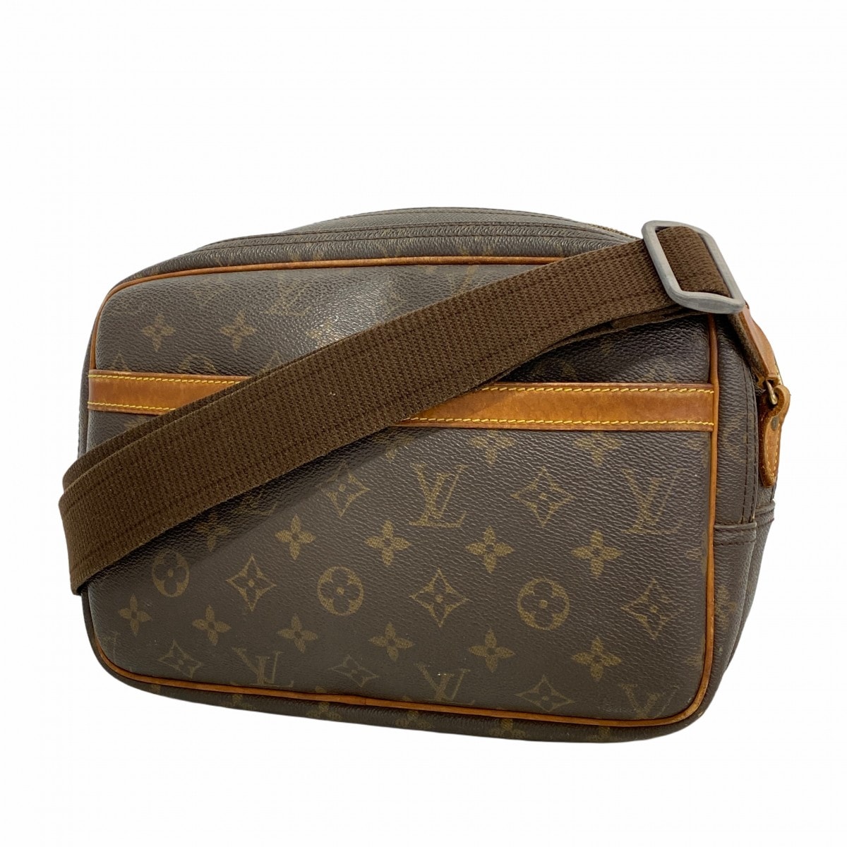 【6dc2678】ルイヴィトン ショルダーバッグ モノグラム リポーターPM M45254 ブラウン【中古】レディース