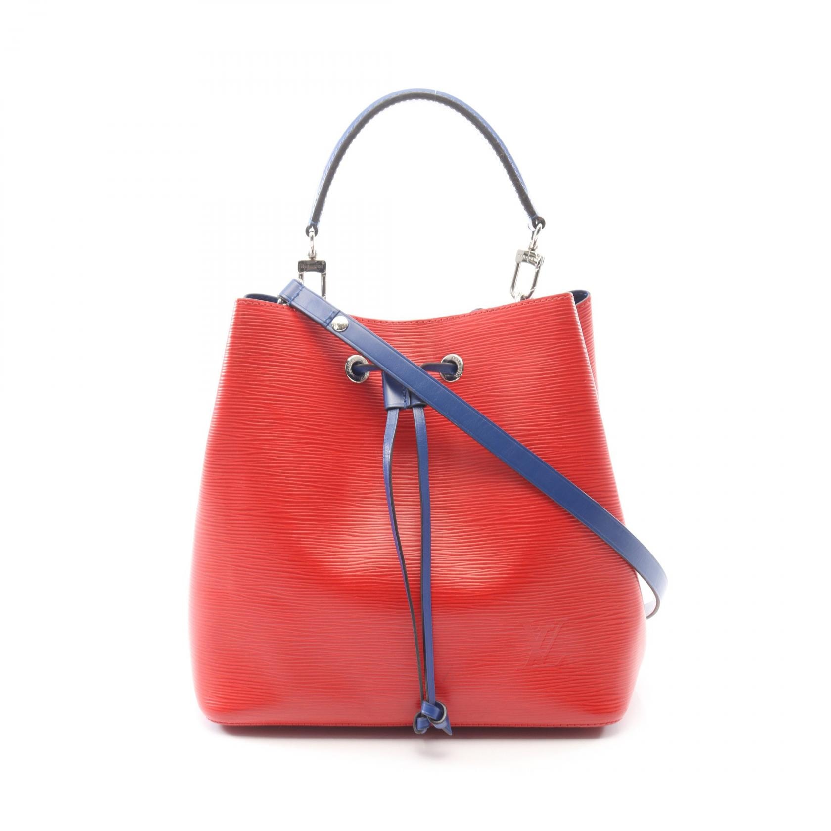 ルイ・ヴィトン LOUIS VUITTON ネオノエ ハンドバッグ バッグ レザー エピ コクリコ レディース レッド系 / ブルー系 M54365 【中古】