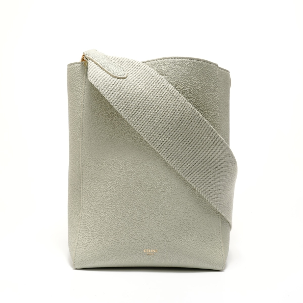 セリーヌ CELINE サングル バケット レザー ショルダーバッグ【中古】