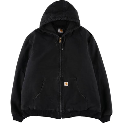 古着 カーハート Carhartt アクティブジャケット 中綿入り ダックフルジップパーカー USA製 メンズXXL相当/eaa606443