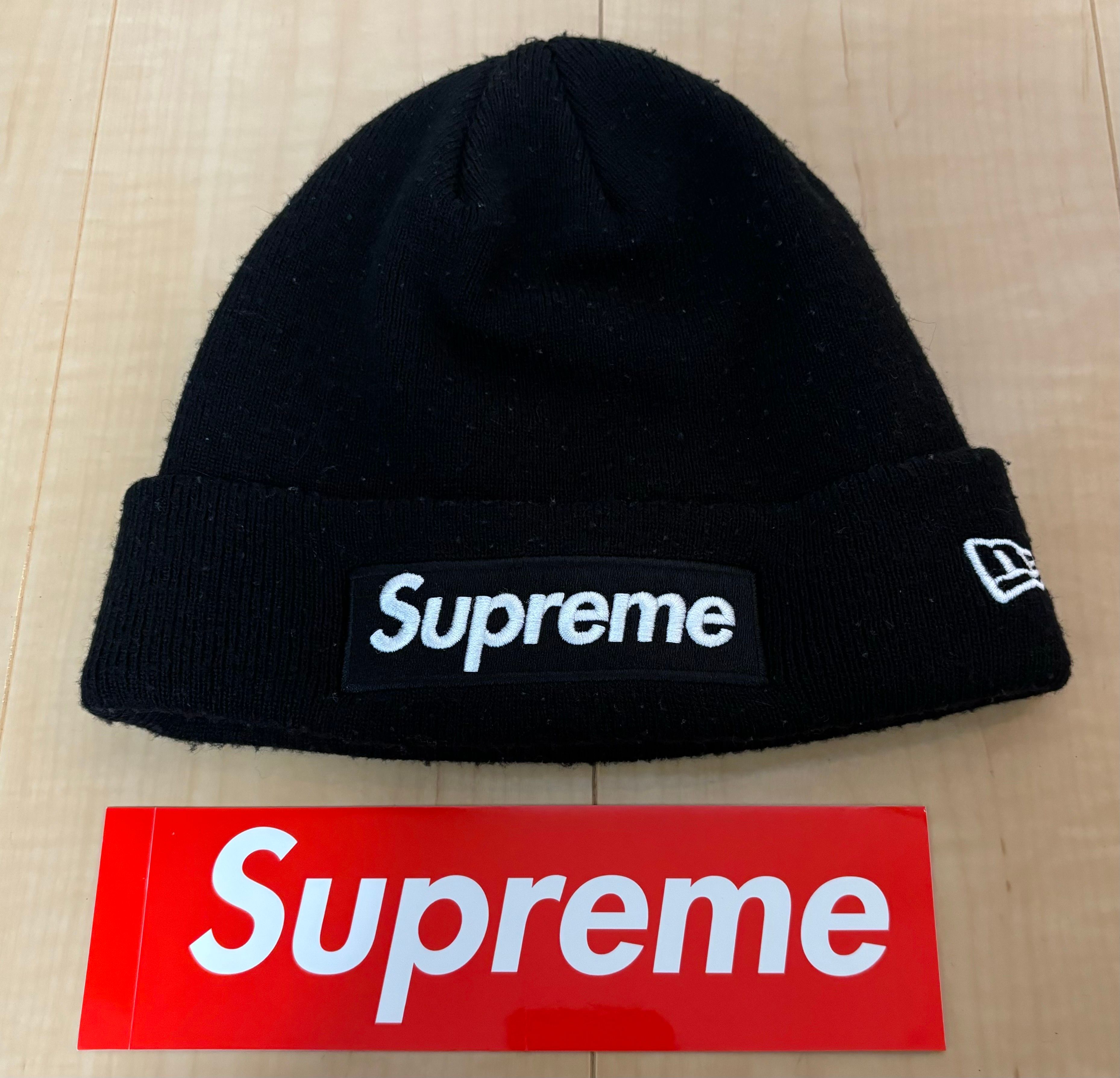 Supreme New Era® Box Logo Beanie "Black" (21FW)