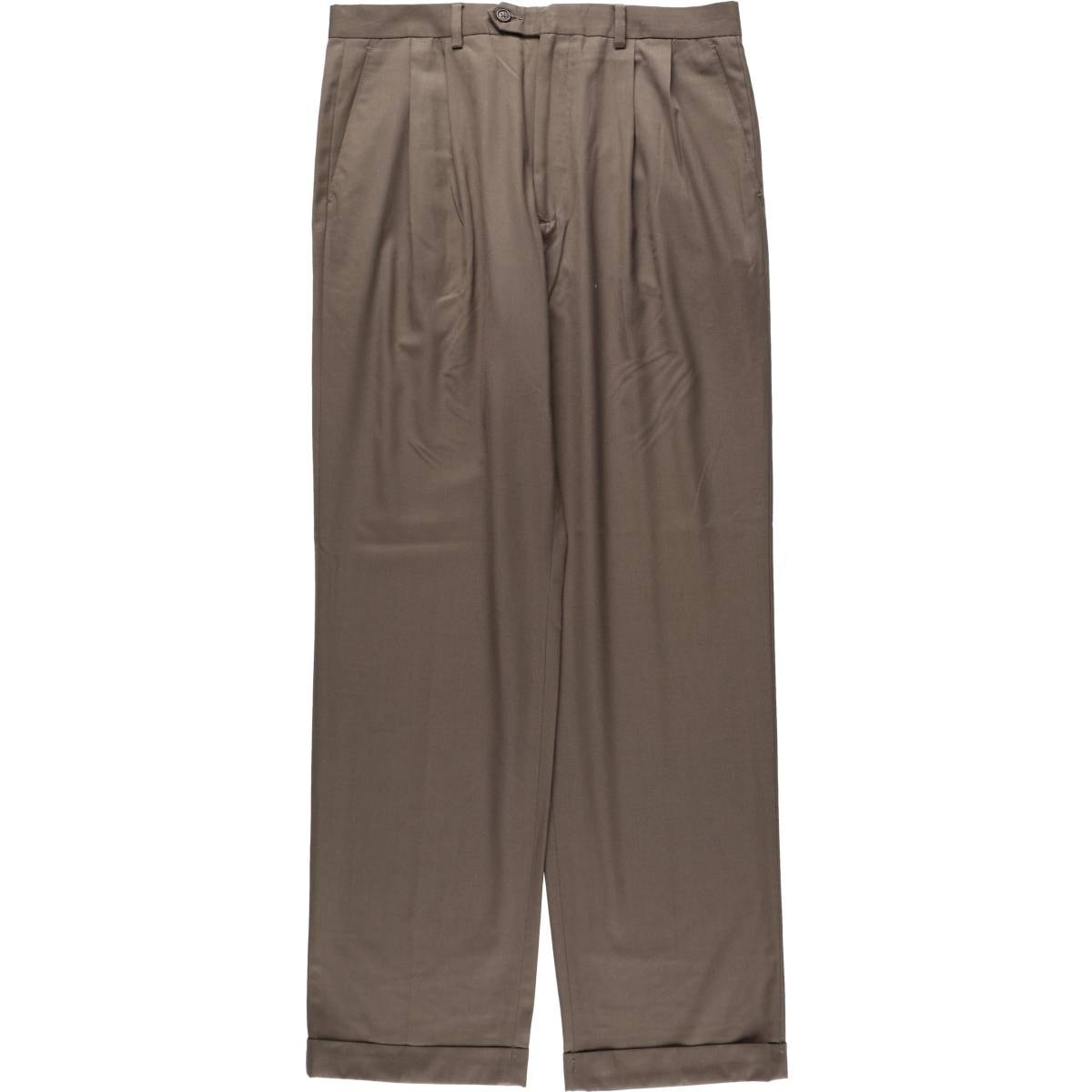 古着 ラルフローレン Ralph Lauren LAUREN ローレン ツータック スラックスパンツ メンズw34相当/eaa664274