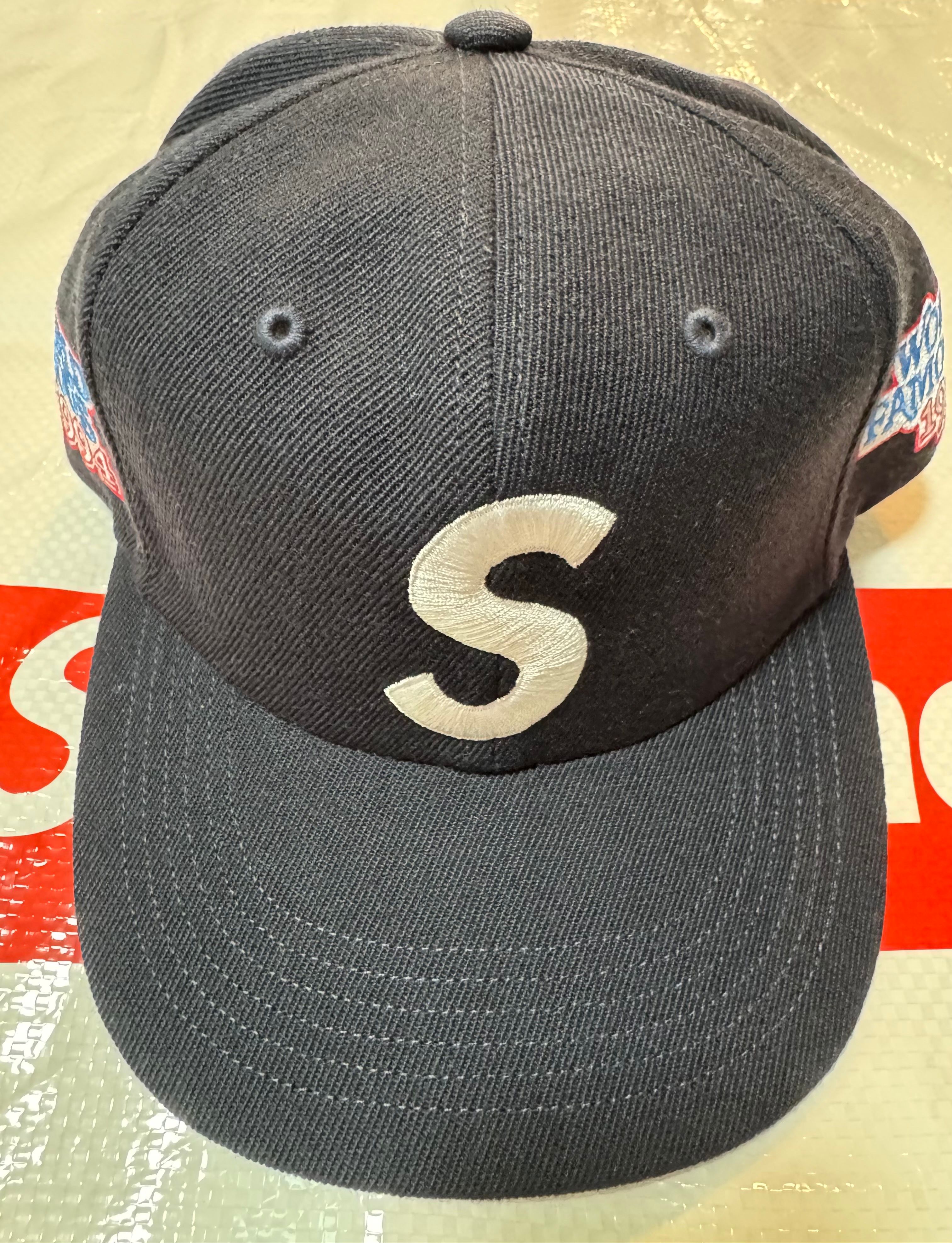 Supreme World Famous S Logo 6-Panel "Navy"