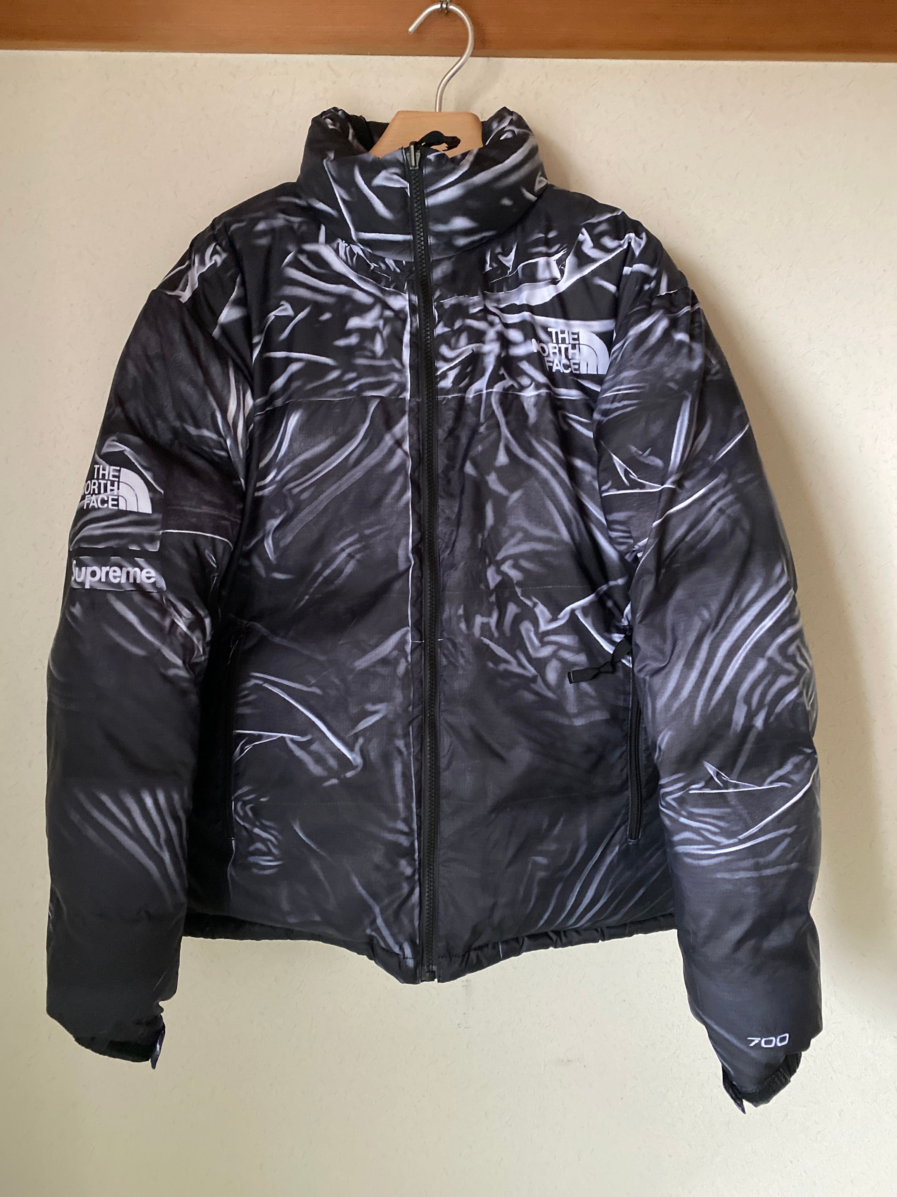 Supreme x The North Face Trompe Loeil Printed Nuptse Jacket "Black"