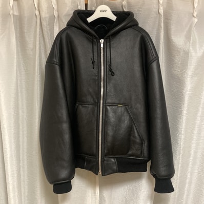 Supreme x Schott Shearling Hooded Work Jacket "Black"