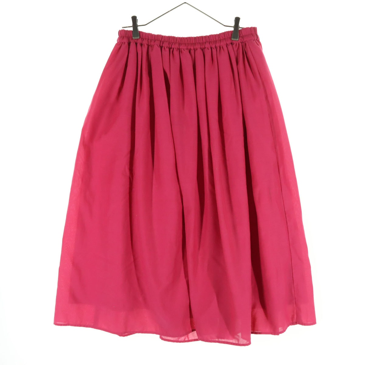 BEAMS LIGHTS ビームスライツ ロング丈 ギャザースカート 38 ピンク