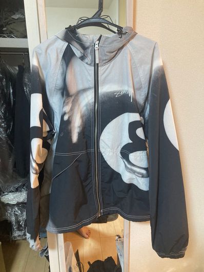 Stussy 8 Ball Beach Shell "Grayscale"