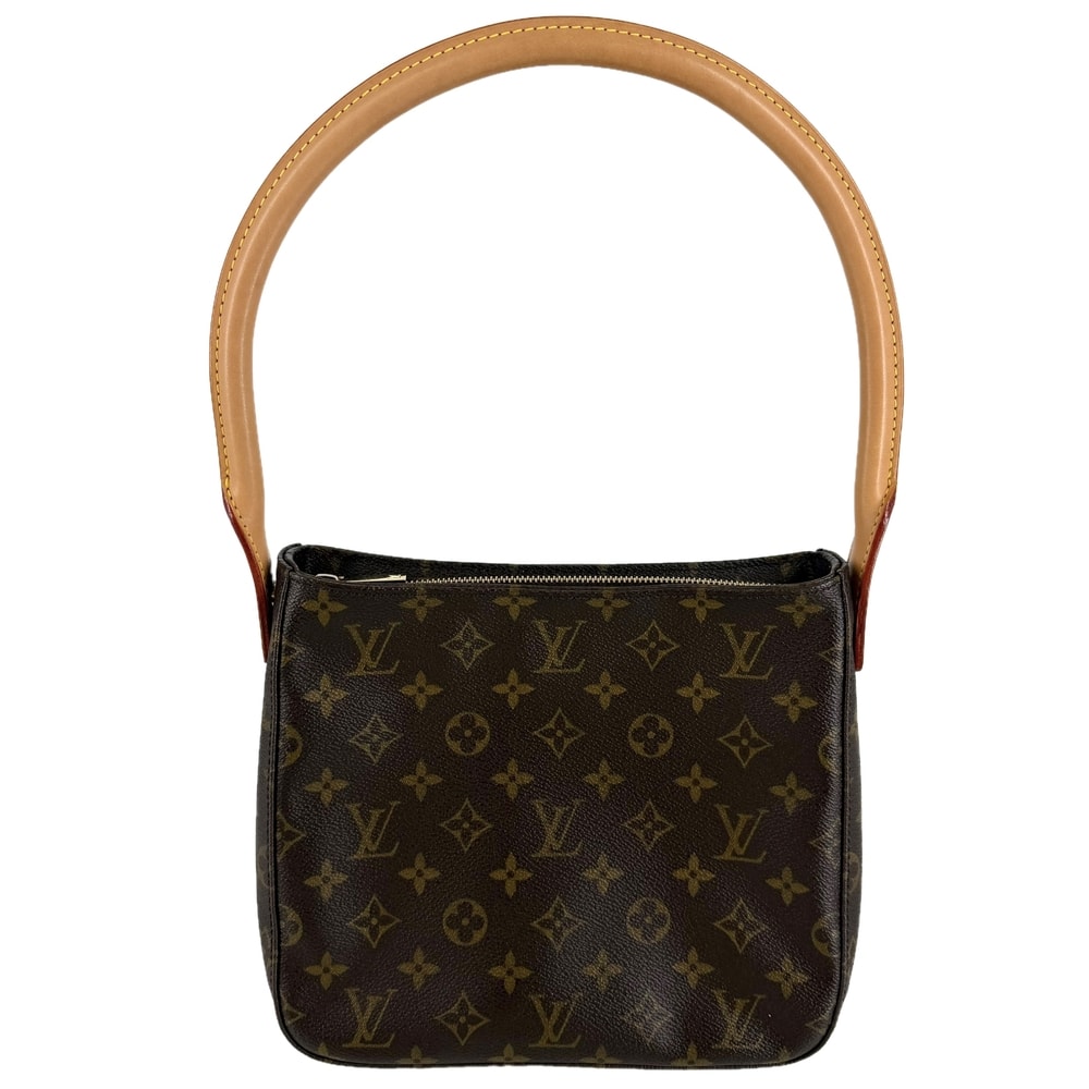 LOUIS VUITTON ルイヴィトン ショルダーバッグ ルーピングMM ワンハンドル 肩掛け M51146 モノグラムキャンバス    ブラウン 茶 ゴールド金具 レディース【中古品】