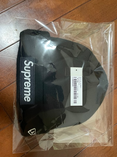 Supreme New Era Box Logo Beanie "Black" (24FW)