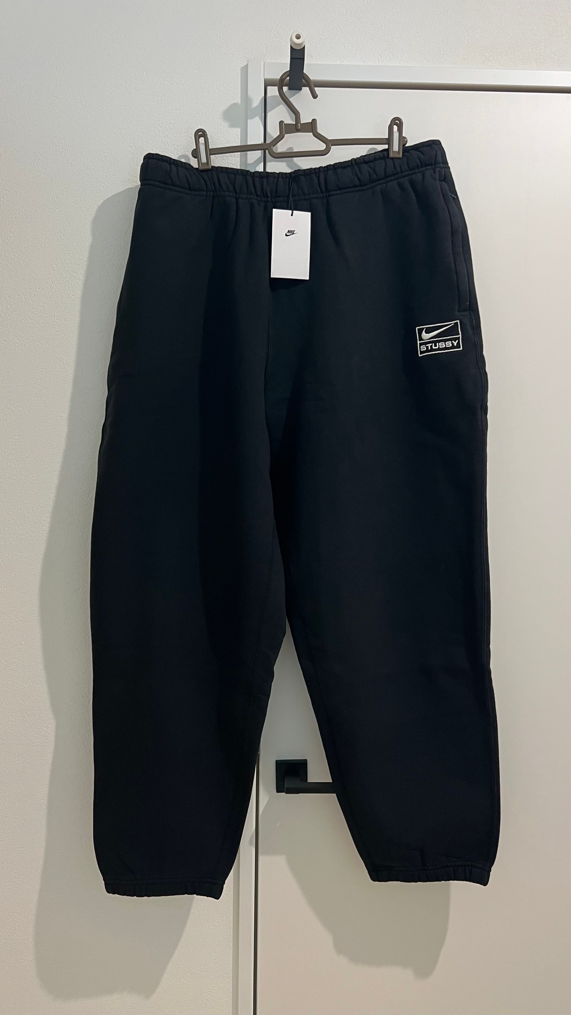 Stussy × Nike NRG Washed Fleece Pant (US Size) "Black" DN4030-010