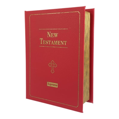 美品 Supreme シュプリーム NEW TESTAMENT STASH BOX レッド ペーパー 小物入れ ブックボックス 604459 【中古】