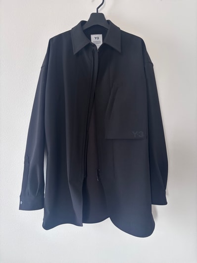 Y-3 YOHJI YAMAMOTO M CLASSIC BONDED RIPSTOP OVERSHIRT / M クラシック ボンデッド リップストップ オーバーシャツ