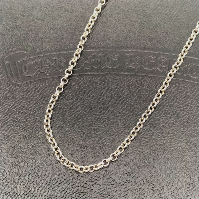 【超美品】クロムハーツ CH ロールチェーンネックレス 18インチ 925
