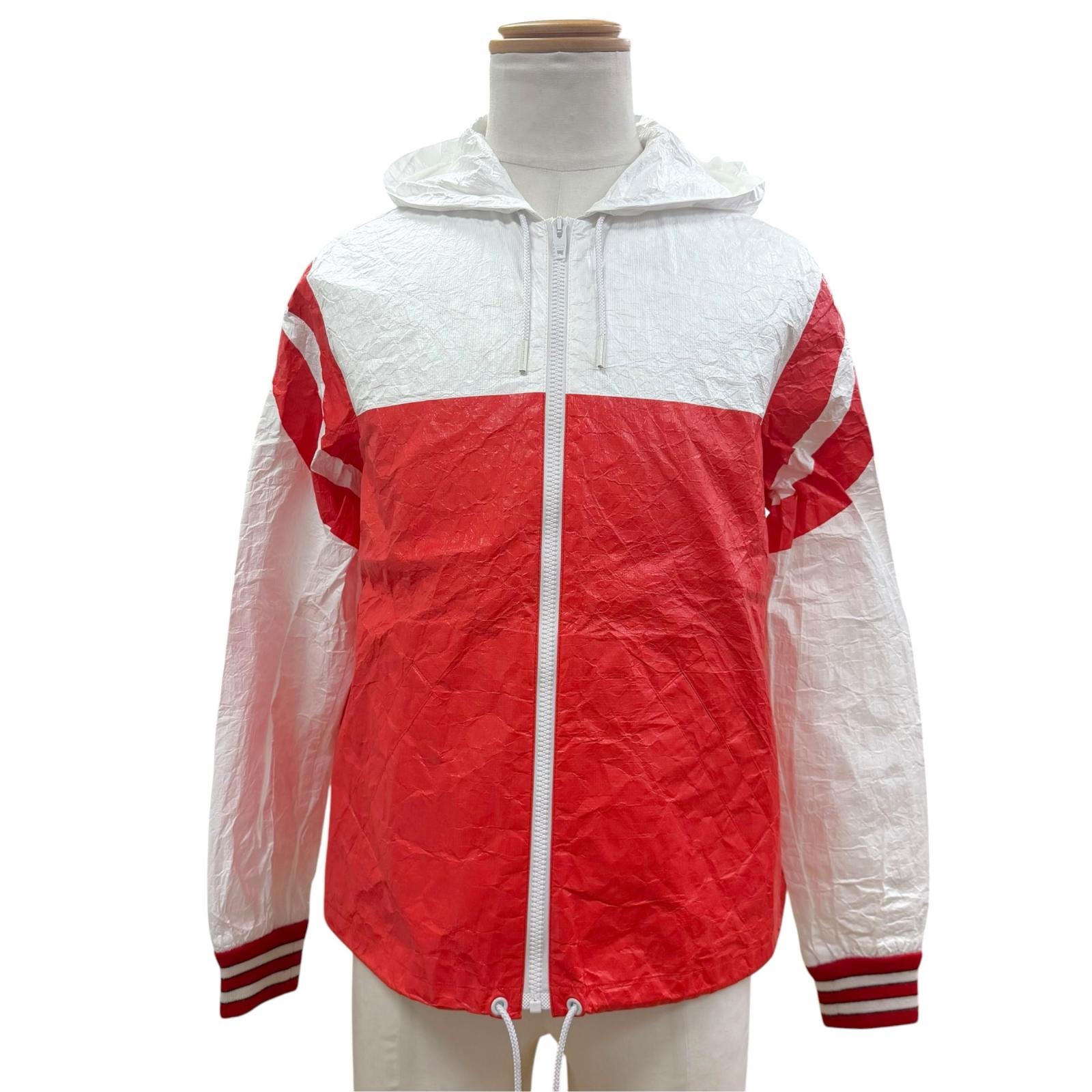 未使用品 セリーヌ パーカー ホワイト メンズ 34 2W546323Q シワ加工