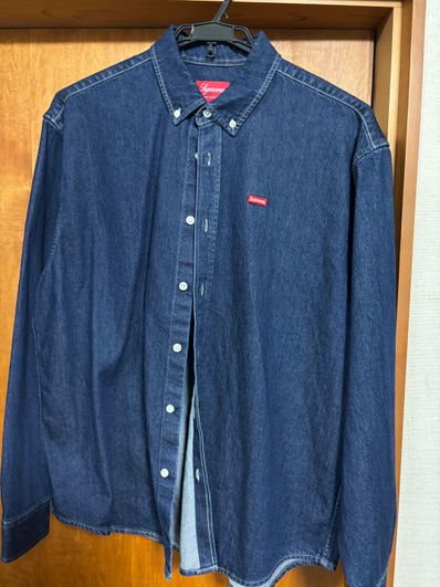 Supreme Small Box Shirt "Denim" (22FW)