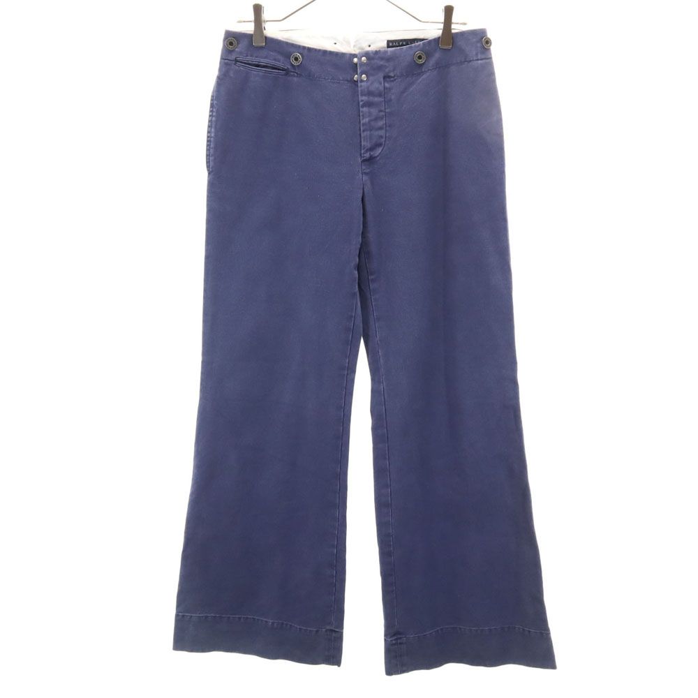 RALPH LAUREN ボタンフライ ワイドパンツ