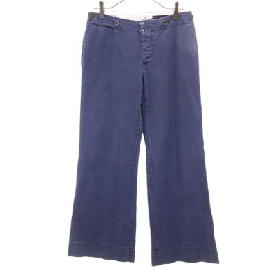 RALPH LAUREN ボタンフライ ワイドパンツ