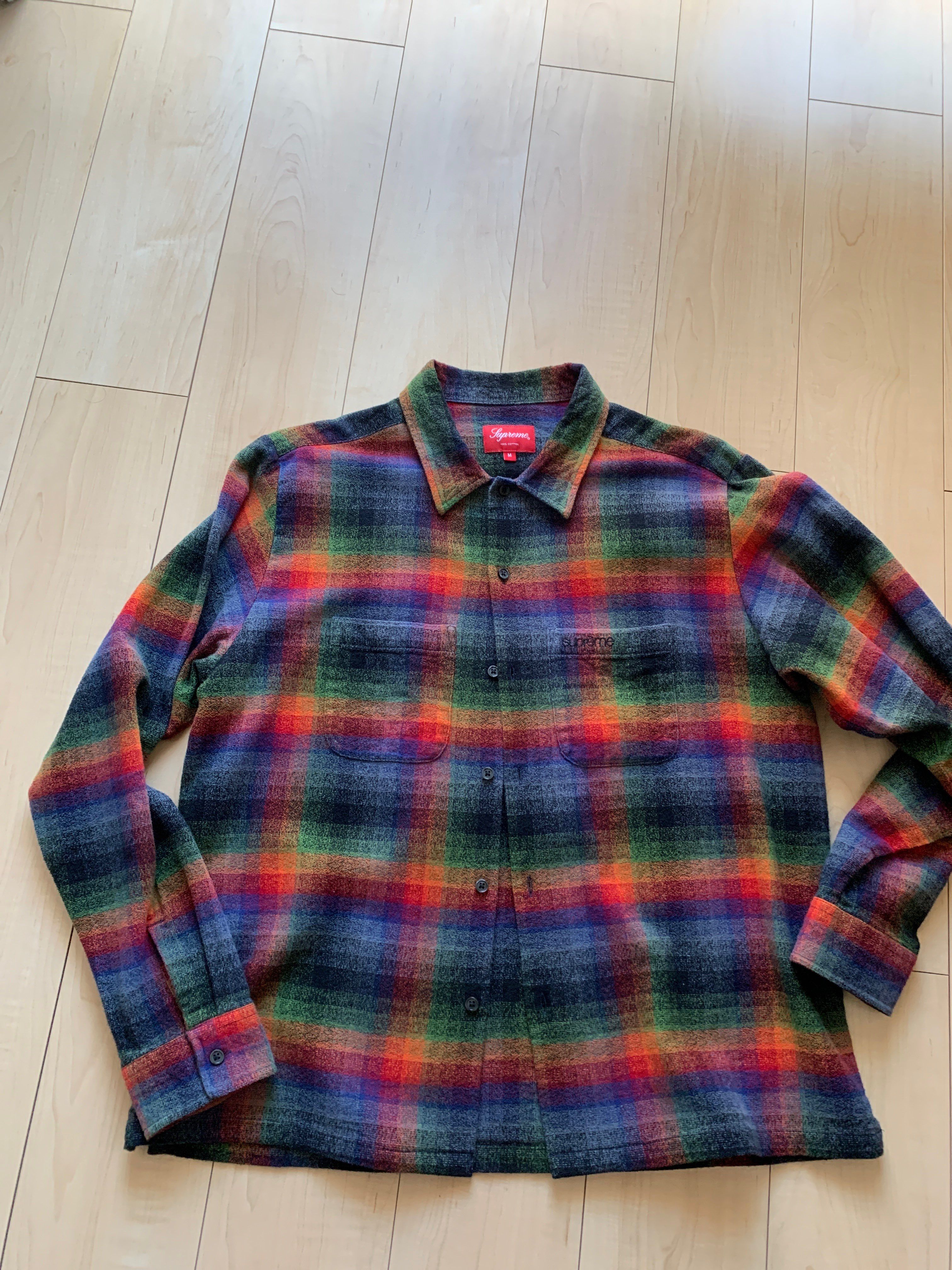 Supreme Plaid Flannel Shirt "Multi" (21SS)