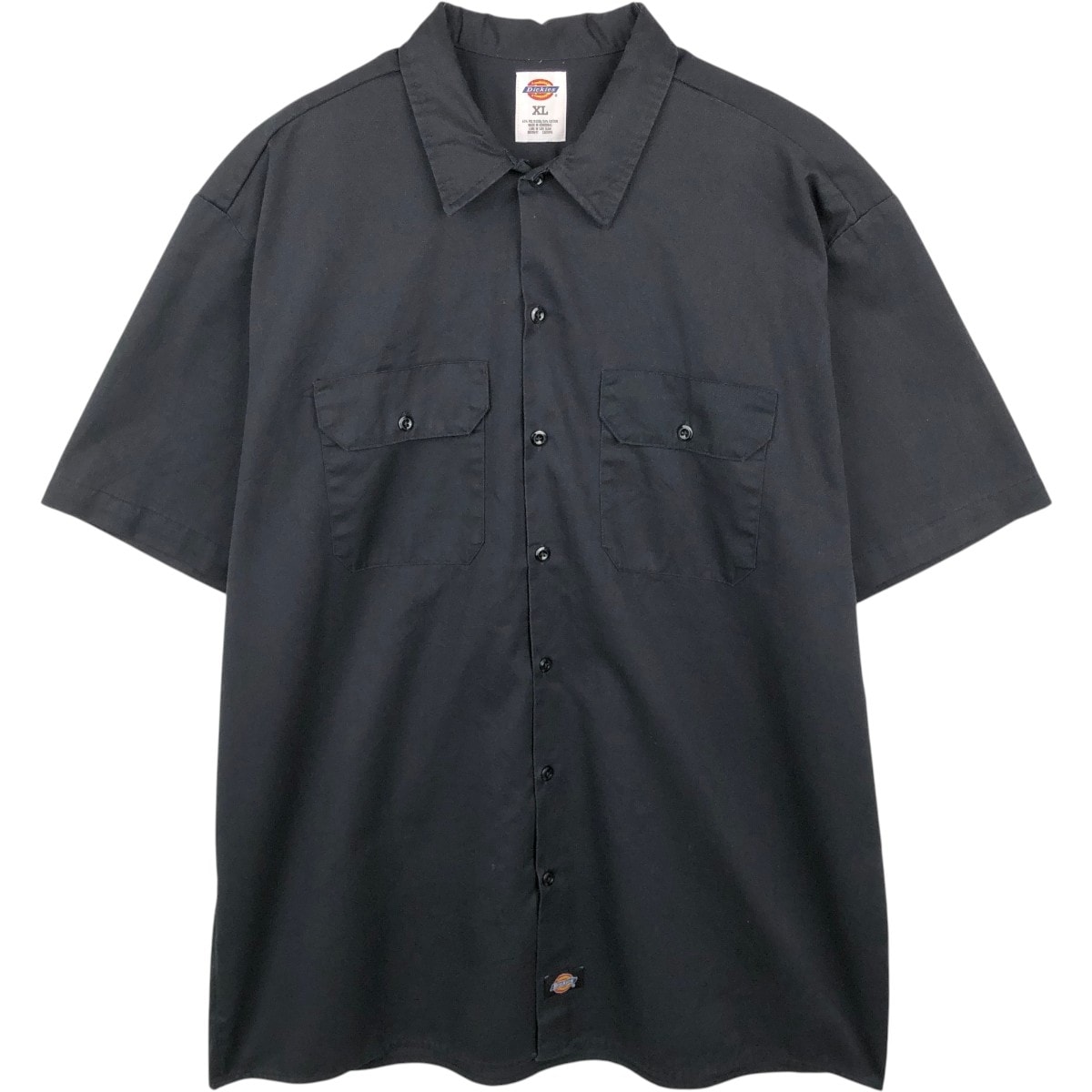 古着 ディッキーズ Dickies 半袖 ワークシャツ ボックスシャツ メンズXL相当/eaa668064