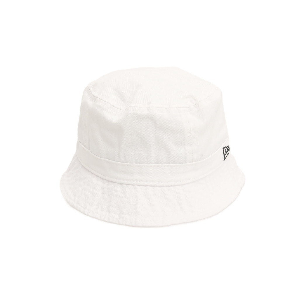 【中古】ニューエラ NEW ERA ツイルコットン バケットハット 帽子 ホワイト【サイズS/M】【メンズ】