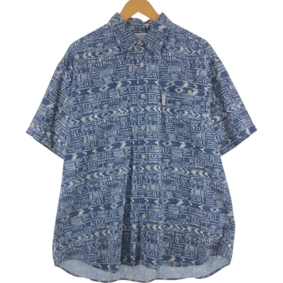 古着 コロンビア Columbia Sportswear Company 総柄 ハワイアンアロハシャツ メンズXL相当/eaa541157