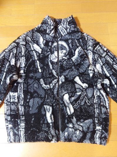 Supreme Saint Michael Fleece Jacket "Black"