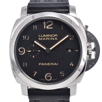 パネライ PANERAI PAM00359 ルミノール マリーナ 3デイズ ブラック 自動巻き メンズ 美品 保証書付き 腕時計 P#148986