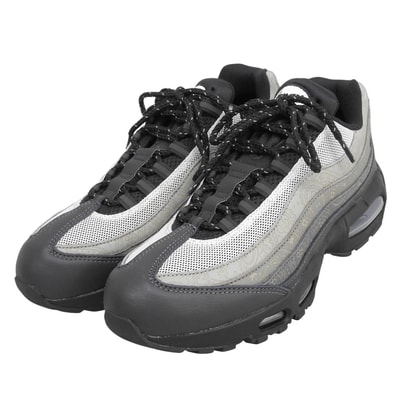 ナイキ 美品 AIR MAX95 ビッグバブル レザーペイズリー シューズ メンズ ブラック×グレー 27.5cm IR0802-100 9.5(US)