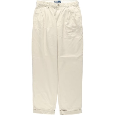 古着 ラルフローレン Ralph Lauren POLO by Ralph Lauren HAMMOND PANT ツータック チノパンツ メンズw34相当/eaa650918