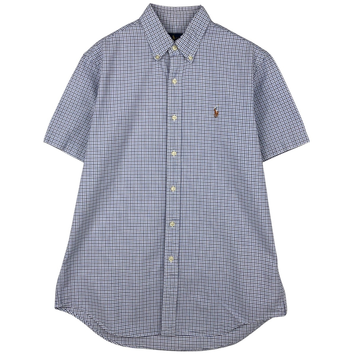 古着 ラルフローレン Ralph Lauren RALPH LAUREN 半袖 ボタンダウン チェックシャツ メンズM相当/eaa623626