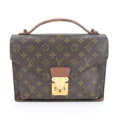 ■美品 ルイヴィトン モノグラム モンソーM51185 ハンドバッグ