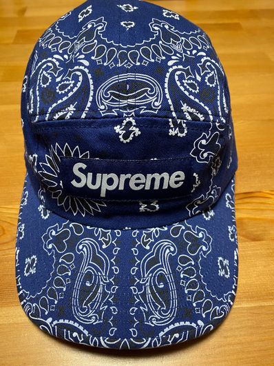 Supreme Bandana Camp Cap "Navy"