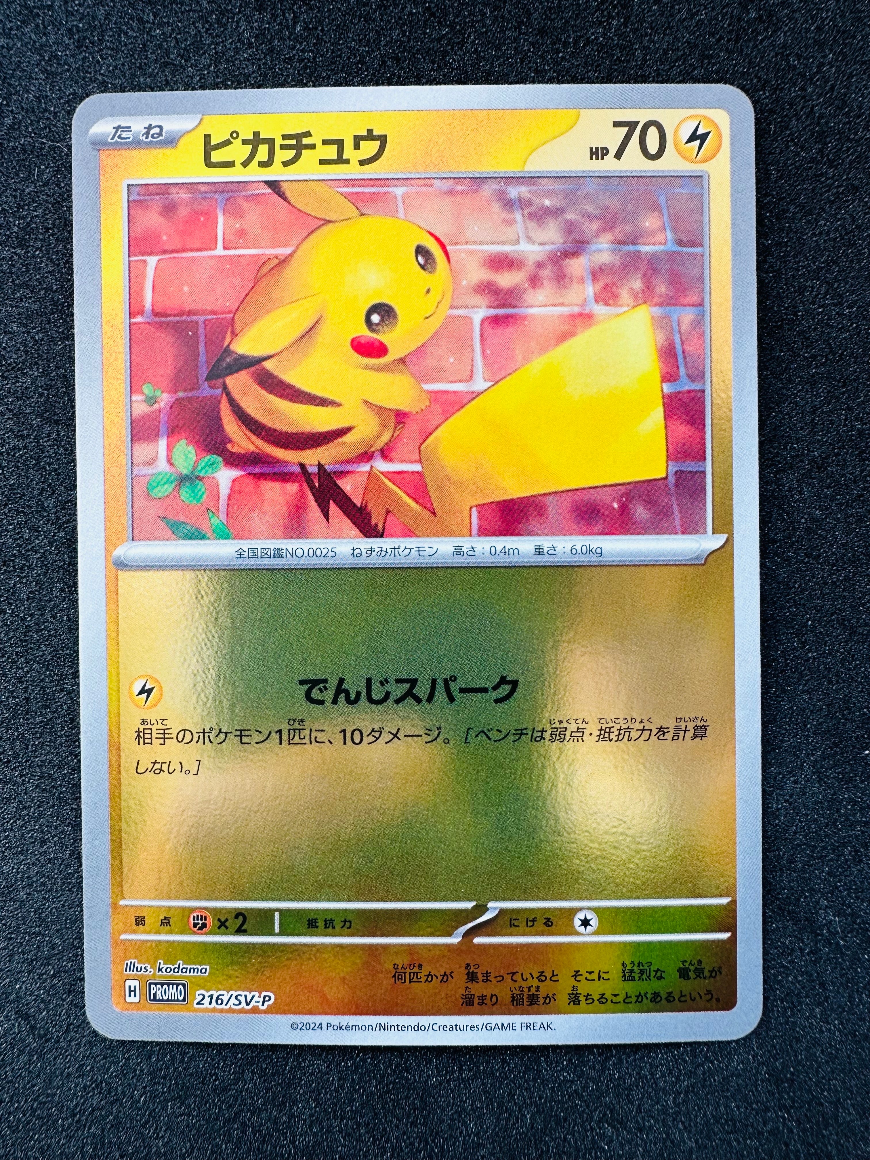 PSA10】ピカチュウ P [SV-P 216](プロモカードパック「ポケカの夏が