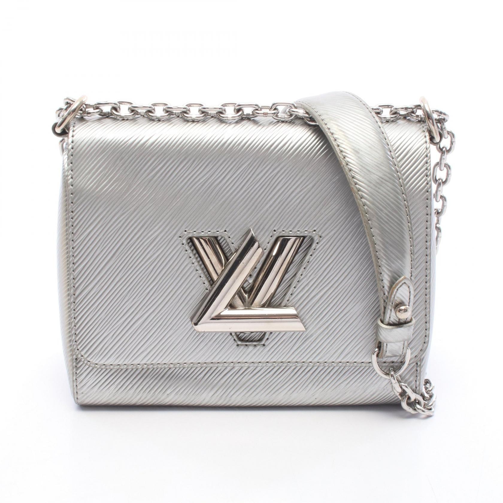 ルイ・ヴィトン LOUIS VUITTON ツイストPM エピ アルジャン ショルダーバッグ バッグ レザー シルバー レディース シルバー系 M50323 【中古】