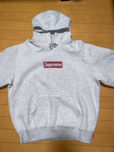 Supreme Inside Out Box Logo Hooded Sweatshirt "Heather Grey"