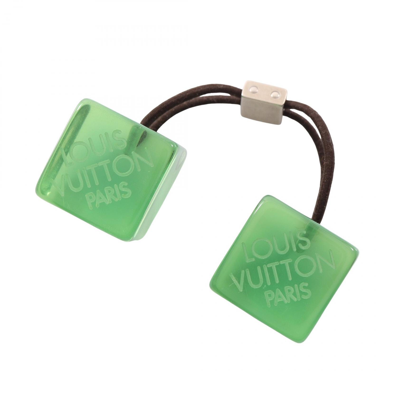 ルイ・ヴィトン LOUIS VUITTON ヘアキューブ 衣料品 レジン レディース グリーン系 【中古】