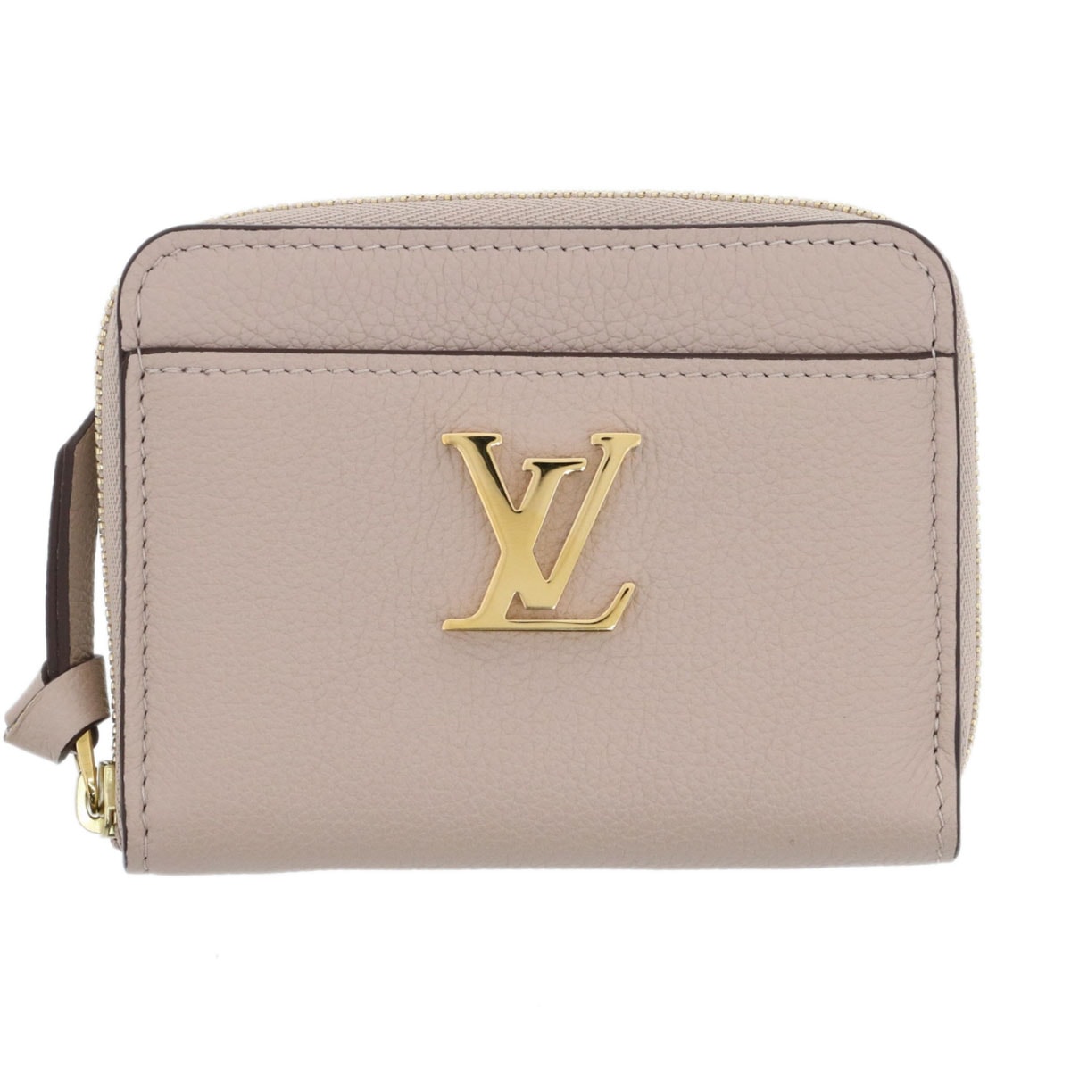 LOUIS VUITTON ルイ・ヴィトン ジッピー コインパース コインケース M80100 レザー ピンクベージュ  レディース【中古】
