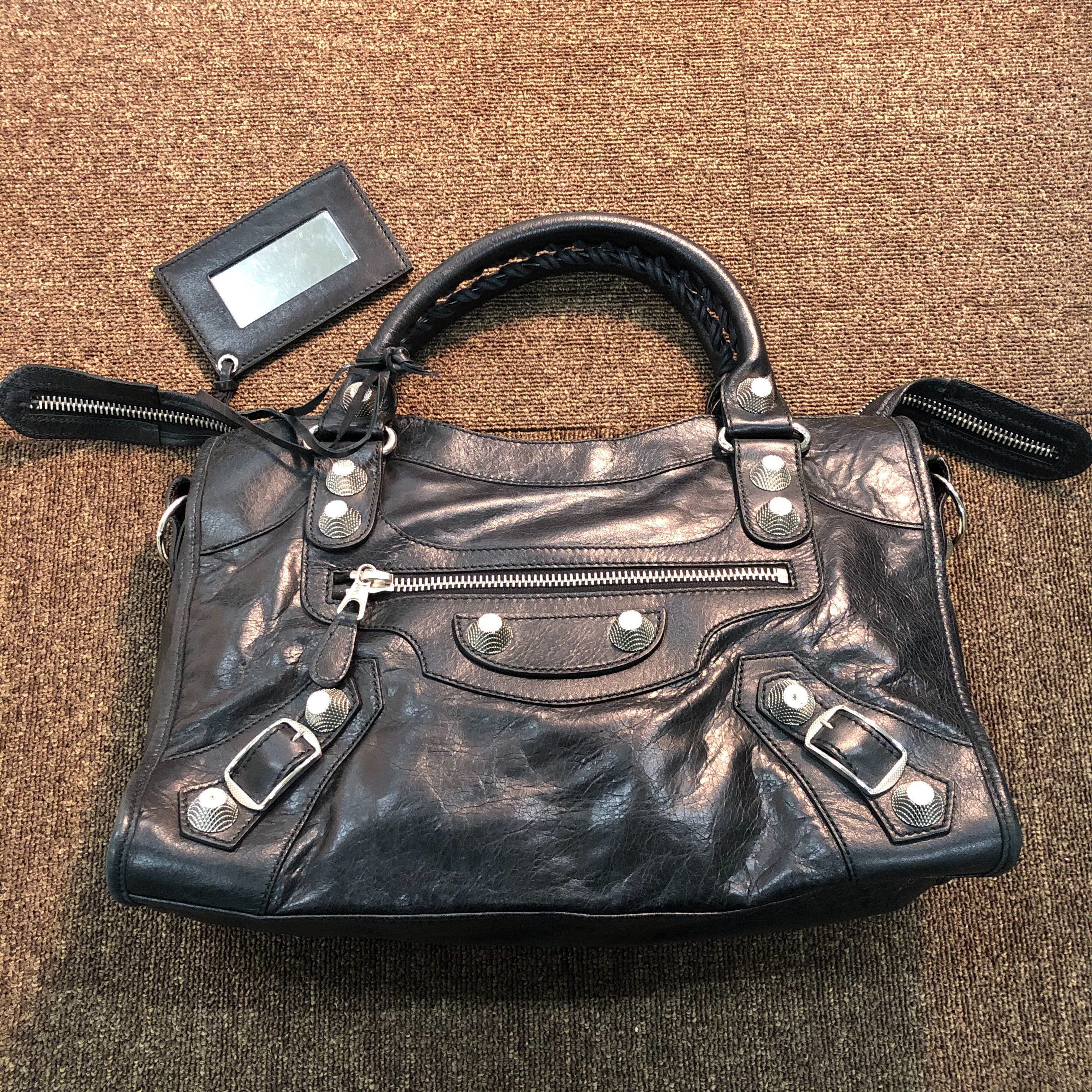 BALENCIAGA The Giant City Handle Bag "Black"