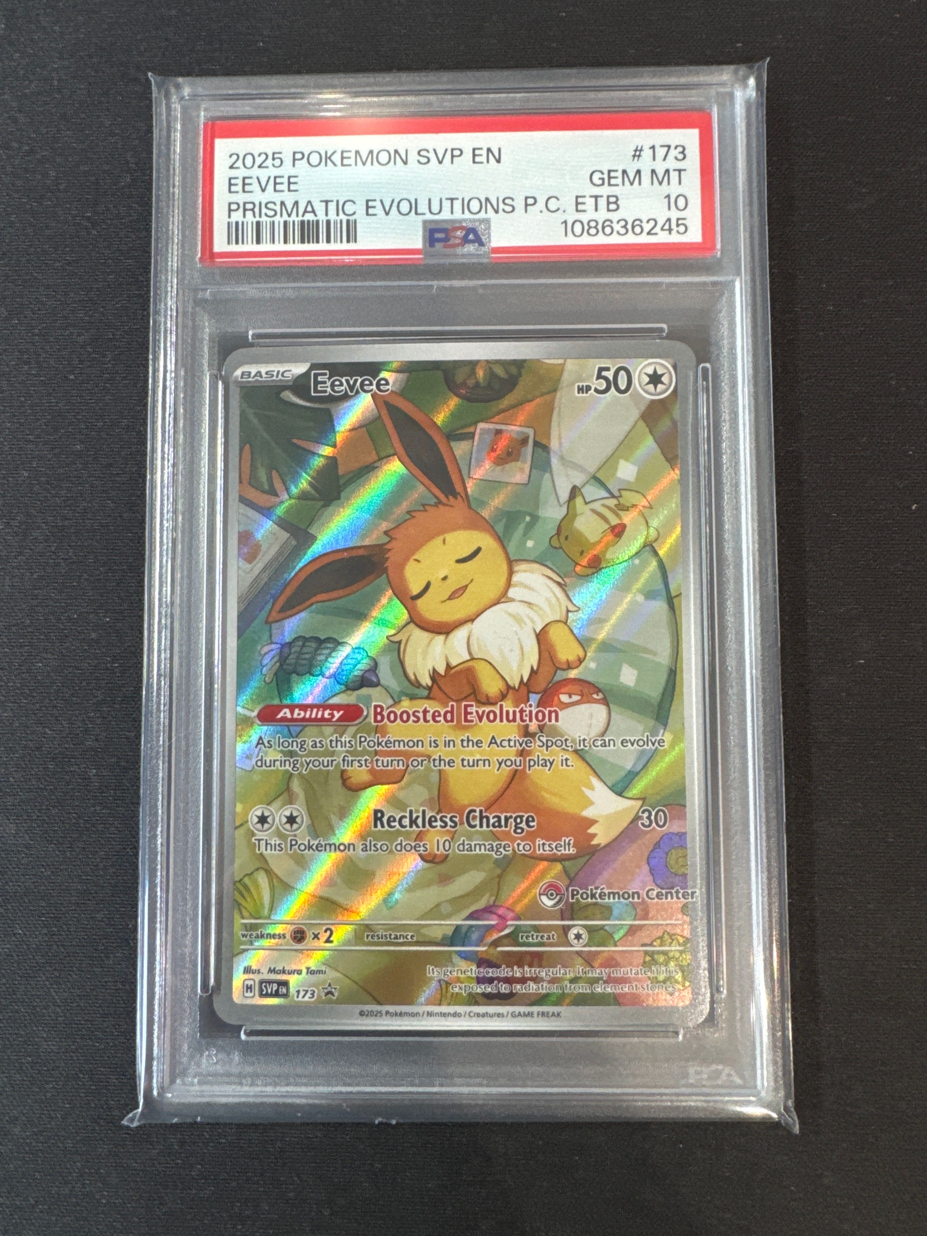 PSA10】イーブイ P [SVP EN 173]【英語版】(スカーレット