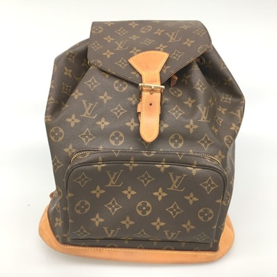 △△LOUIS VUITTON ルイヴィトン モノグラム モンスリ リュック M51135 ブラウン