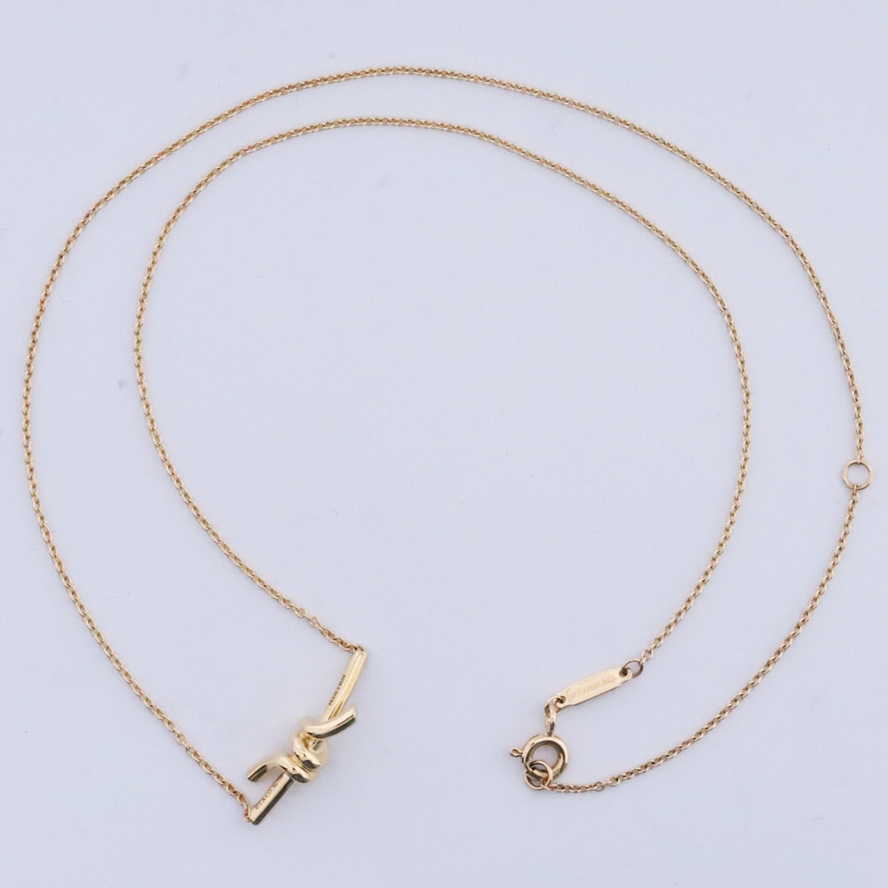 TIFFANY&CO. ノットスモールネックレス 18K YG