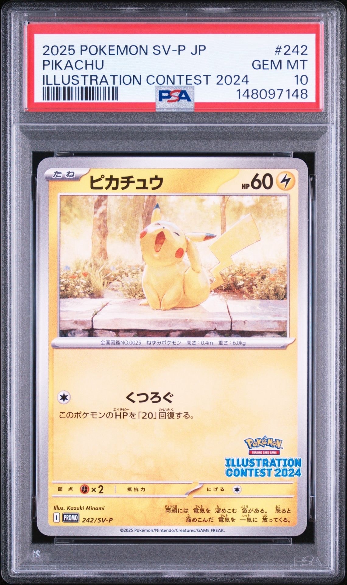 ピカチュウ [SV-P 242](プロモカードパック「イラストレーション