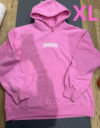Supreme Box Logo Hooded Sweatshirt "Pink" (21FW)